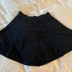 Black skater skirt